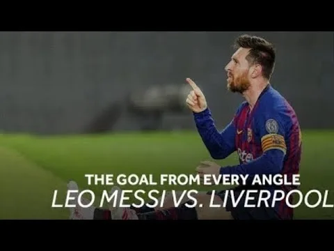 Lionel Messi Free Kick Goal for Barcelona vs. Liverpool, 1
