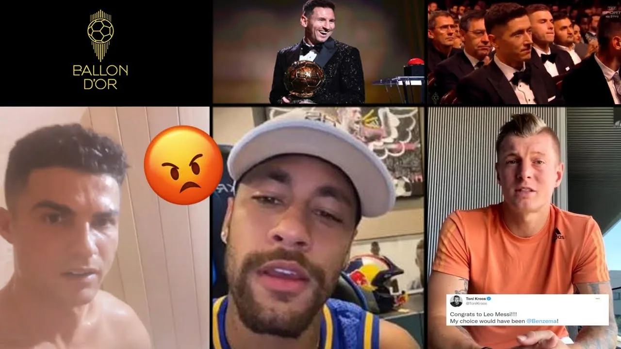 Football Players React To Lionel Messi Winning His 7th