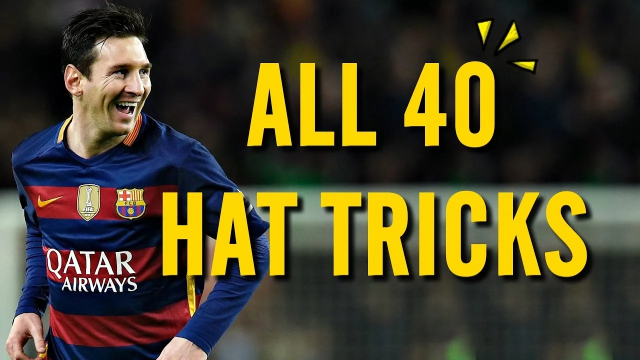 Lionel Messi – All 40 Hat Tricks in his Career