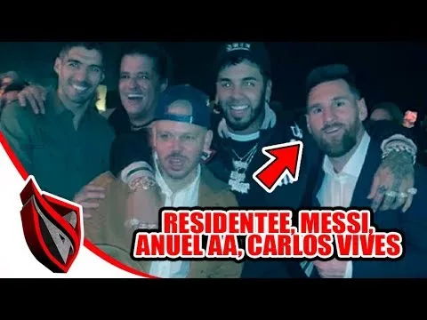 Lionel Messi Junta a Anuel AA y Residente