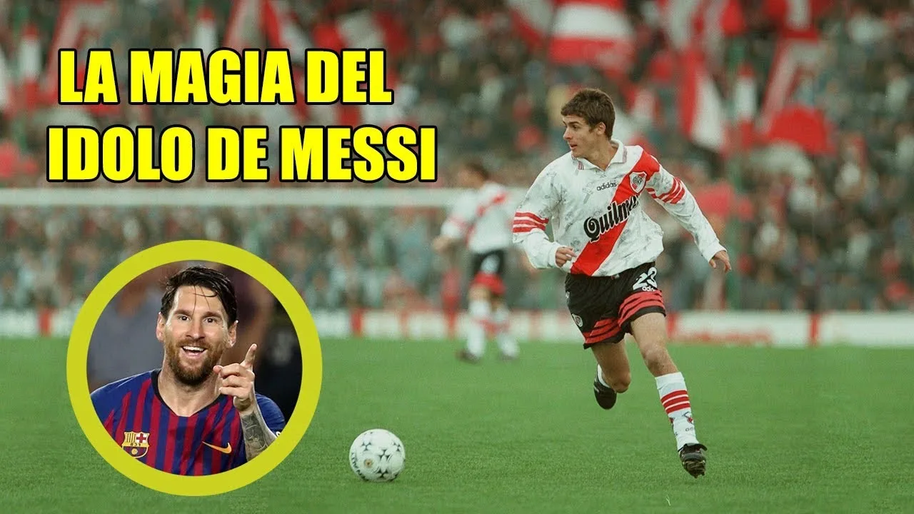 Pablo Aimar La MAGIA del Idolo de Lionel Messi