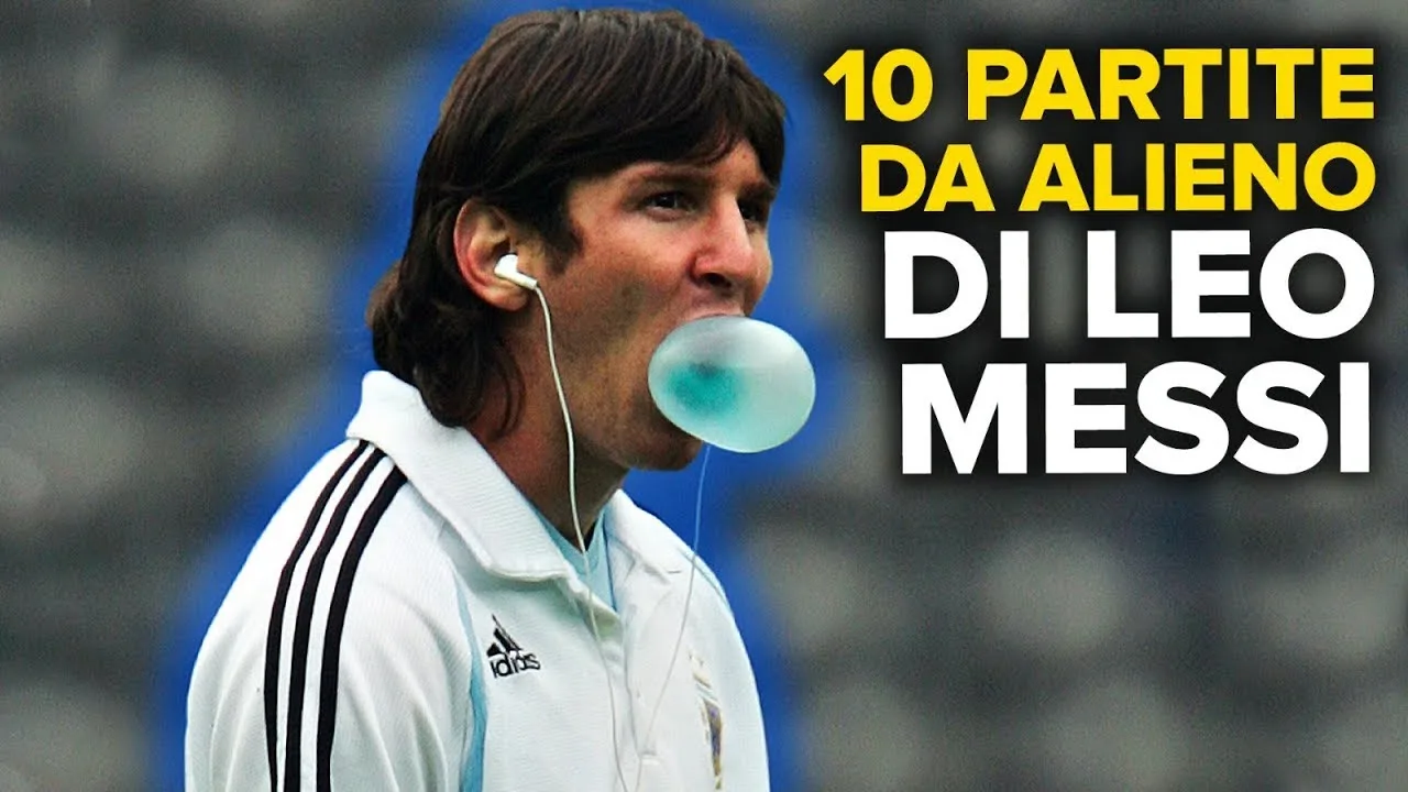 10 PARTITE DA ALIENO DI LIONEL MESSI