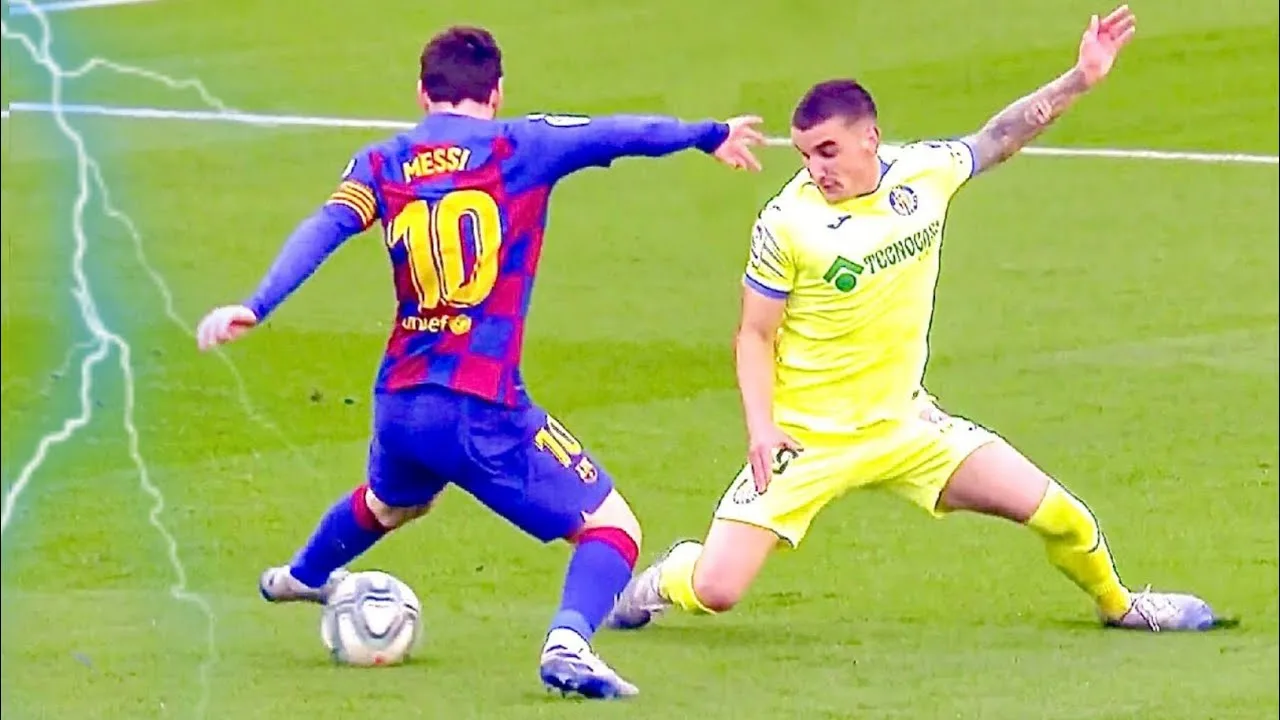 Lionel Messi is a Freak  – Sublime Dribbling & Goals –