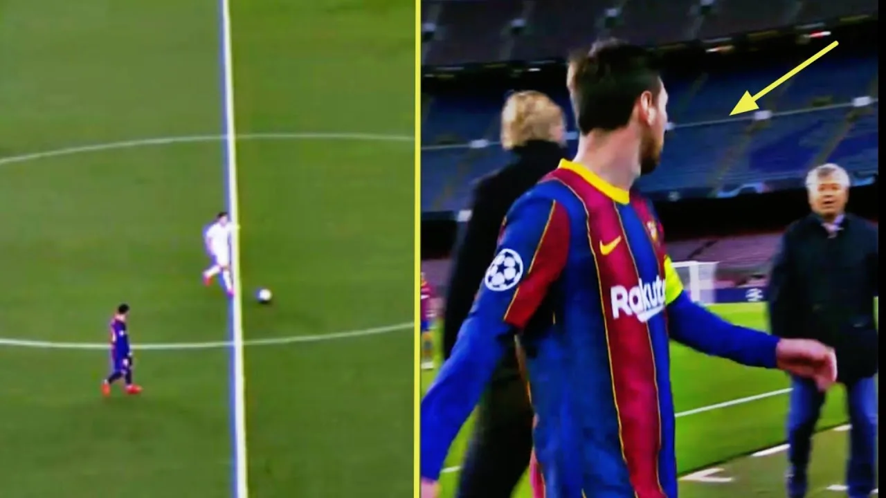 See The Full Moment Of Lionel Messi's Defending &