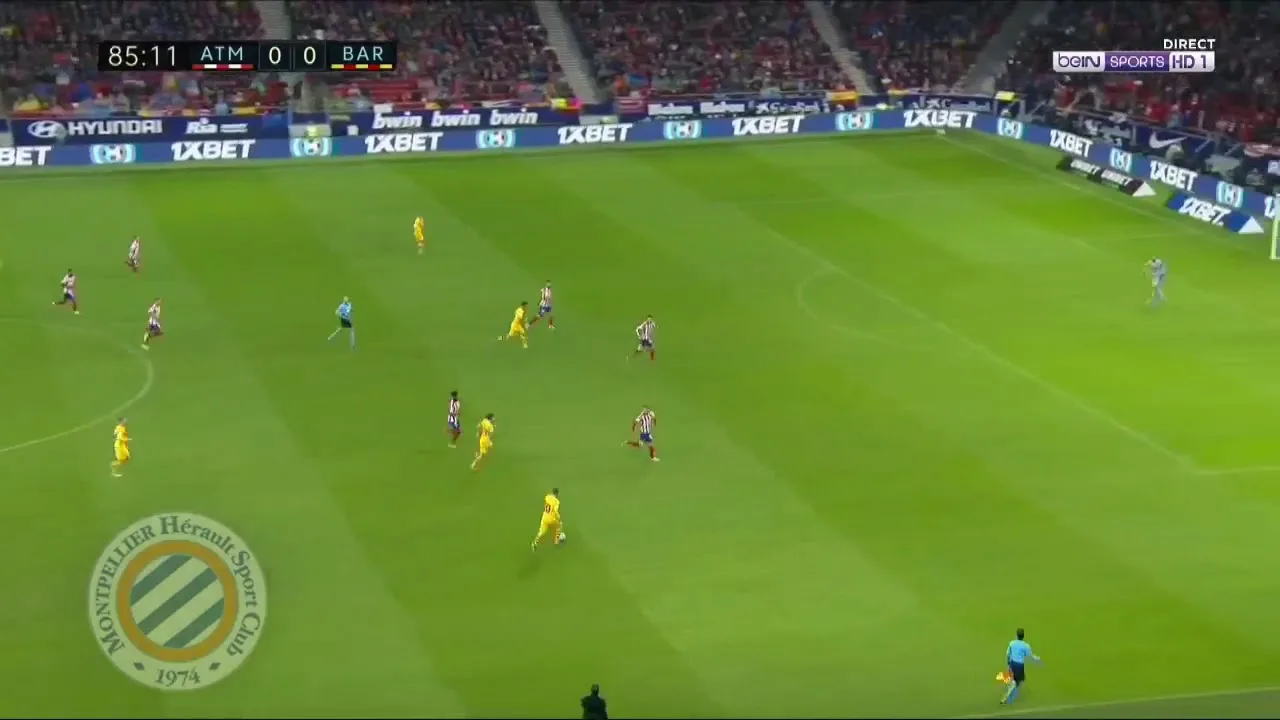 Goal By Leo Messi Barca 1-0 ATM