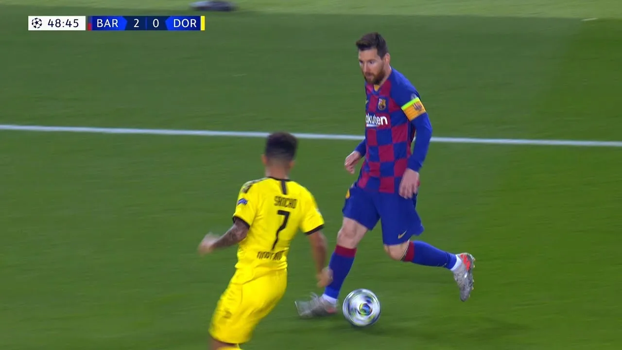 Lionel Messi vs Dortmund (27/11/2019)