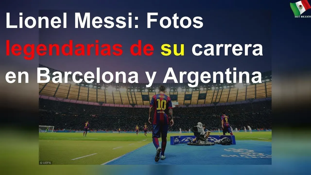 Fotos legendarias de la carrera de Lionel Messi