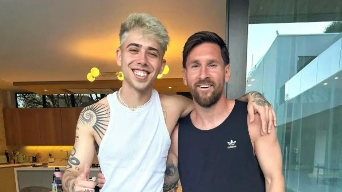 Luck Ra a rendu visite à Lionel Messi chez lui à Rosario