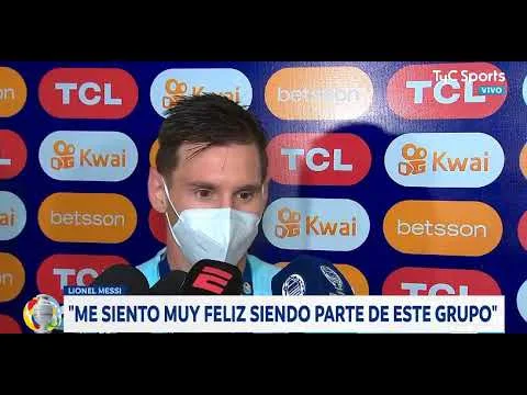 Lionel Messi: "Me saqué la espina de ganar algo con la