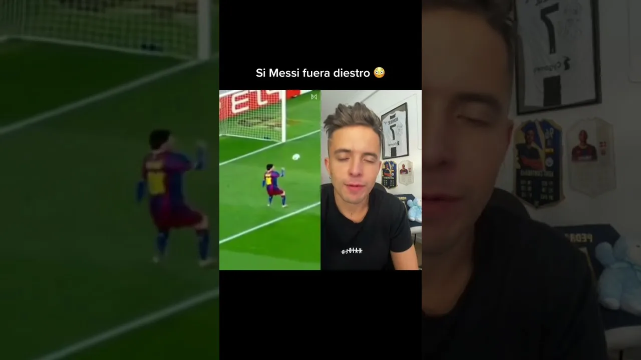 SI LEO MESSI FUERA DIESTRO… #shorts