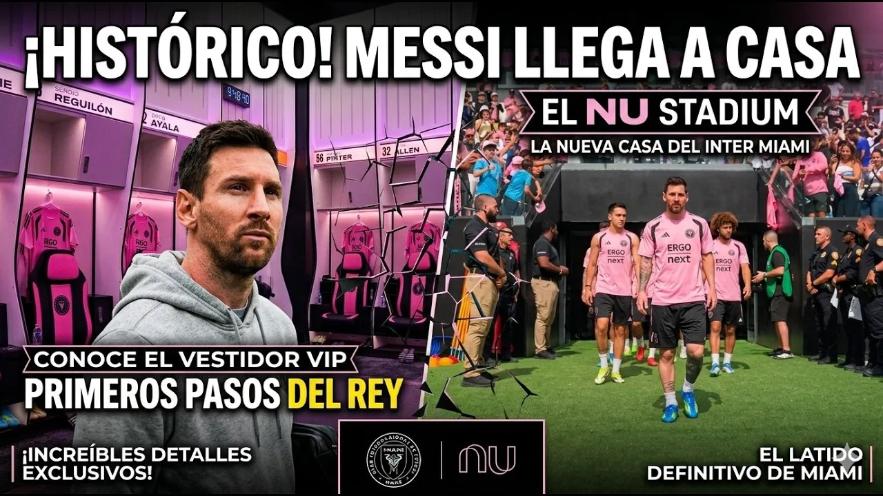 MESSI LIBÈRE SA NOUVELLE MAISON 🏠🐐 L’Inter Miami fait connaissance avec le NU STADIUM : « C’est un rêve devenu réalité »