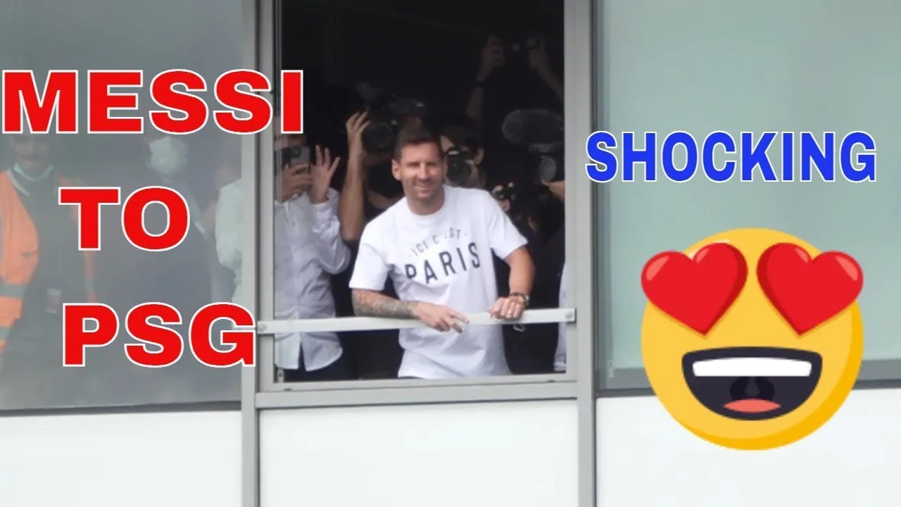 LEO MESSI IN PARIS – CROWD TO WELCOME MESSI  LIVE