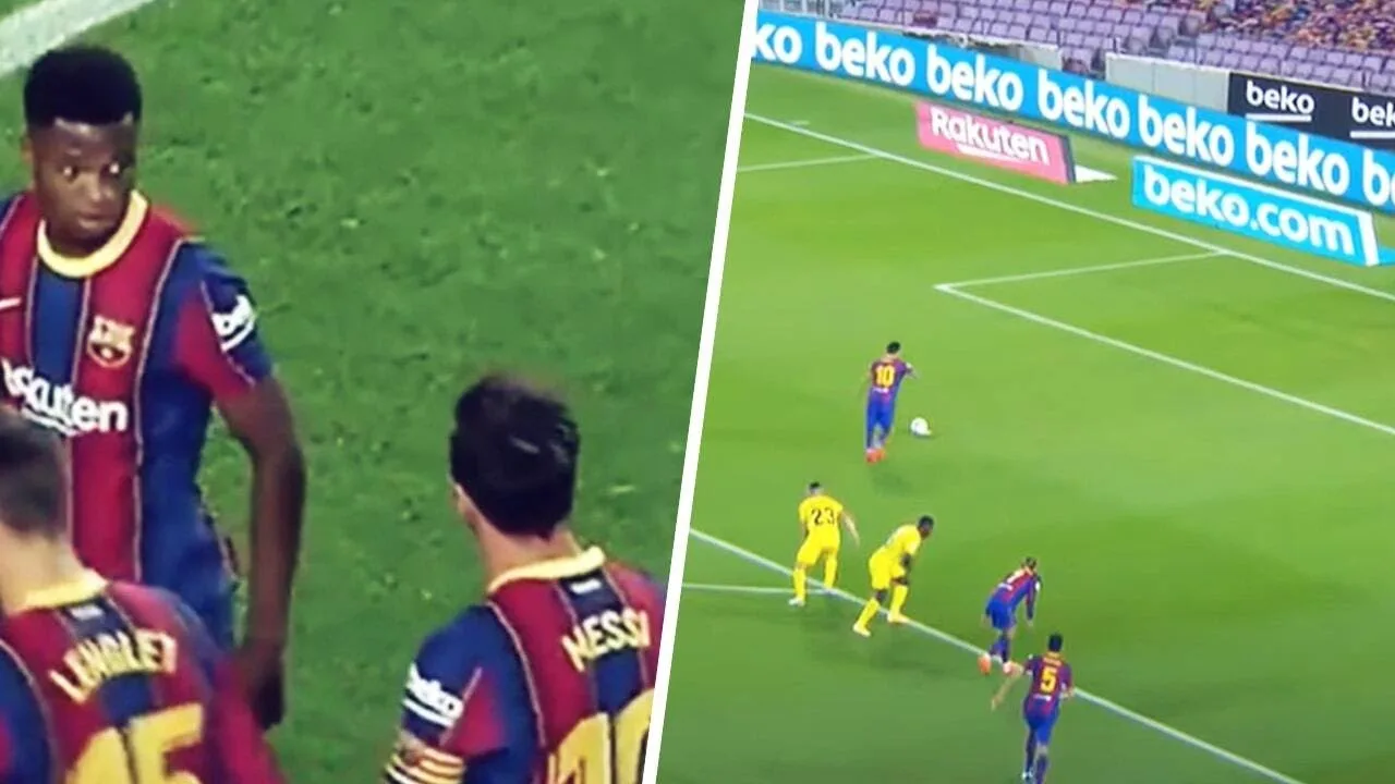 Le geste de Lionel Messi envers Ansu Fati en dit long sur