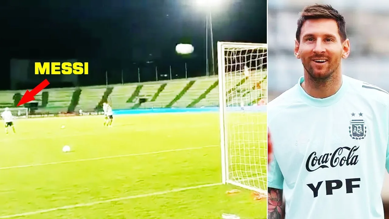 MESSI AMAZING FREE KICK TRAINING made everyone SHOCKED!