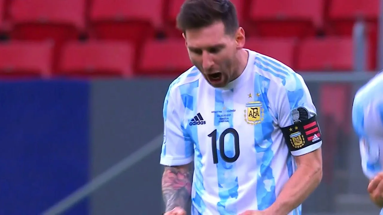 Lionel Messi Destroyed Colombia with Bloody Ankle 🐐