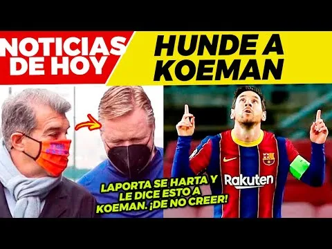 NOTICIA SORPRESA de LEO MESSI LAPORTA DESAUTORIZA a