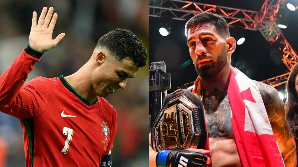 Ilia Topuria insulte Cristiano Ronaldo en profitant de Lionel Messi