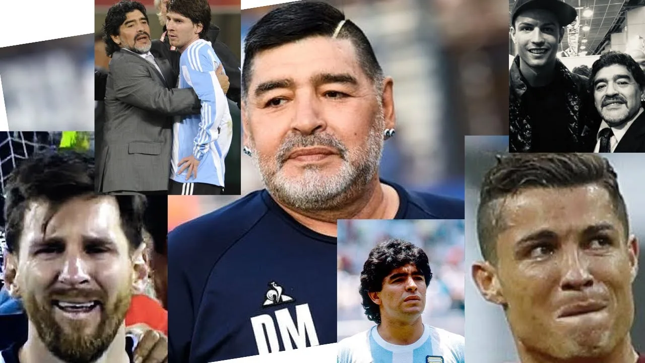Lionel Messi CRYING After News Of Diego Maradona Death ~