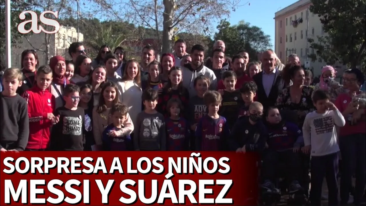 LEO MESSI y LUIS SUÁREZ desean felices Reyes MAGOS a los