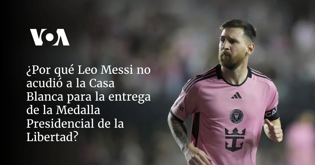 Pourquoi Leo Messi ne s’est-il pas rendu à la Maison Blanche pour remettre la Médaille présidentielle de la liberté ?