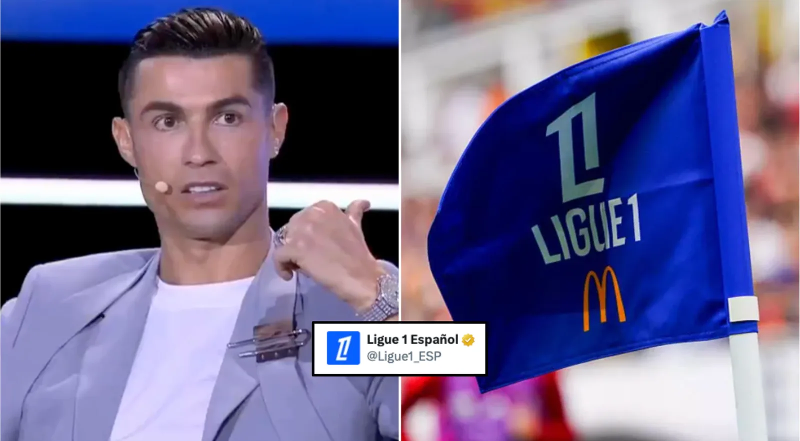 La Ligue 1 répond aux critiques de Cristiano Ronaldo avec le message de Lionel Messi