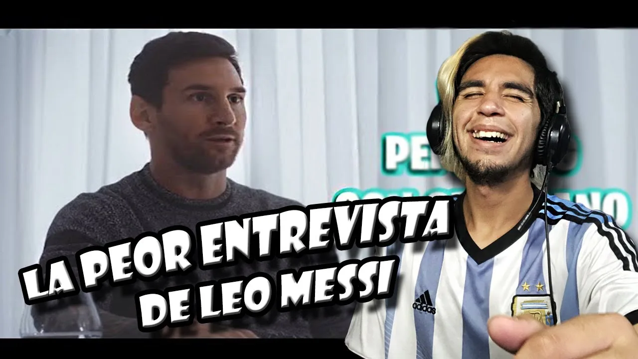 LA PEOR ENTREVISTA DE LEO MESSI | Video Reacción -Cristian G