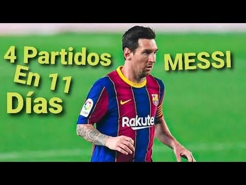 Leo Messi vs Getafe será titular  sin descansar tiene cuatro