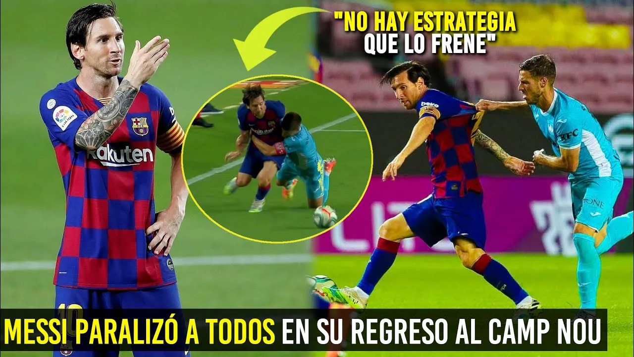 ¡BRUTAL! ASÍ LEO MESSI PARALIZÓ A TODOS EN SU REGRESO AL