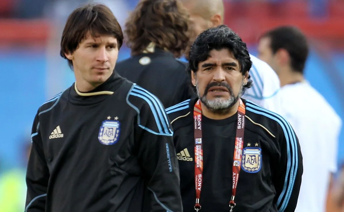 Lionel Messi rend hommage à Diego Maradona avec un message spécial en un mot pour l’icône argentine