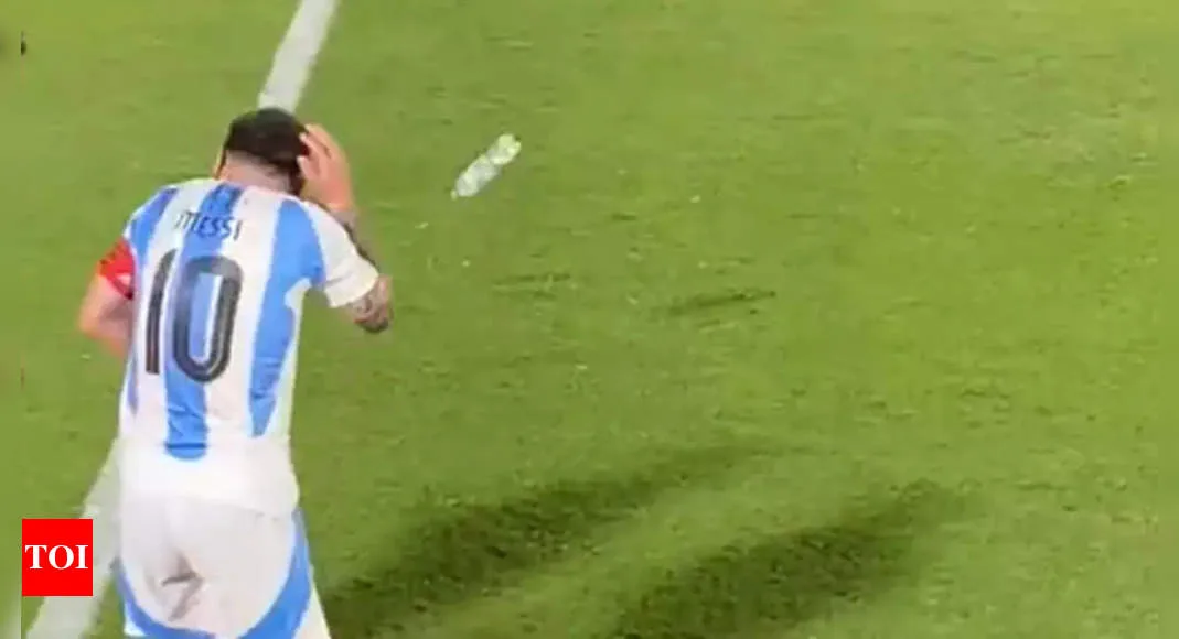 REGARDER : Un fan du Paraguay jette une bouteille sur Lionel Messi, Omar Alderete s’excuse pour « acte irrespectueux » | Actualités footballistiques