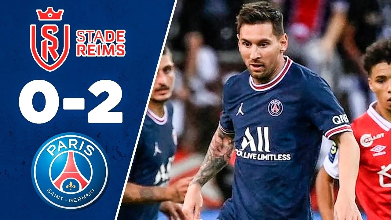 A GRANDE ESTREIA DO MESSI – PSG 2 – 0 REIMS – Melhores