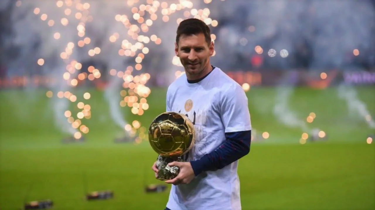 Lionel Messi – Presentation of Ballon d'Or 2021 at Parc
