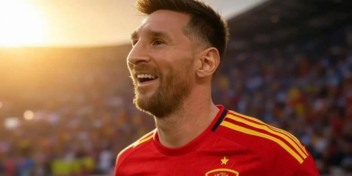 Lionel Messi porte le maillot de l’Espagne