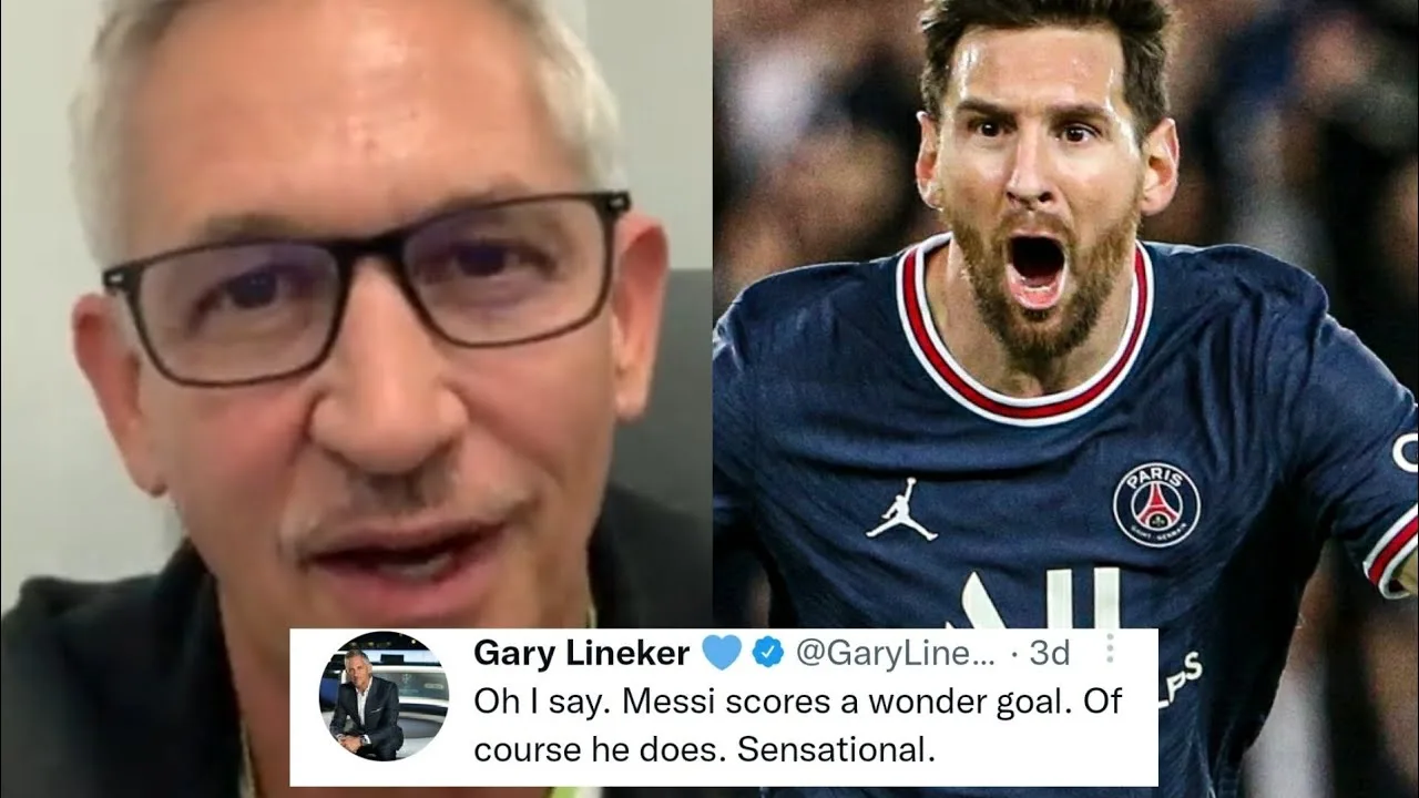 FOOTBALL WORLD REACTS TO LIONEL MESSI SCORING HIS FIRST EVER