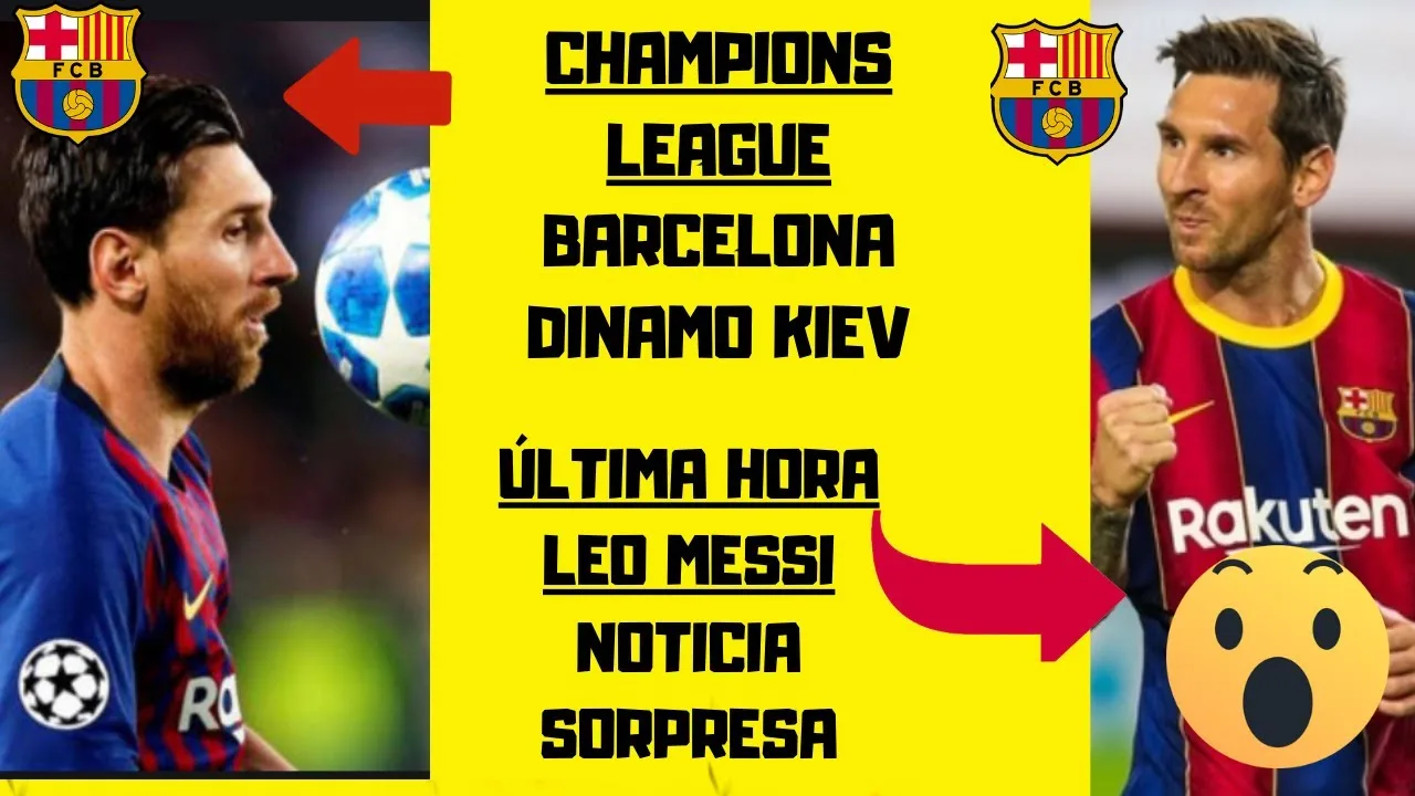 LEO MESSI deja IMPORTANTE mensajeCHAMPIONS FC Barcelona
