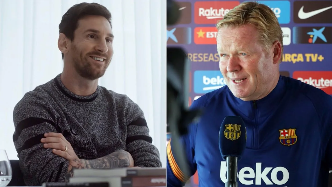 Ronald Koeman reacts to Lionel Messi's interview – ahead