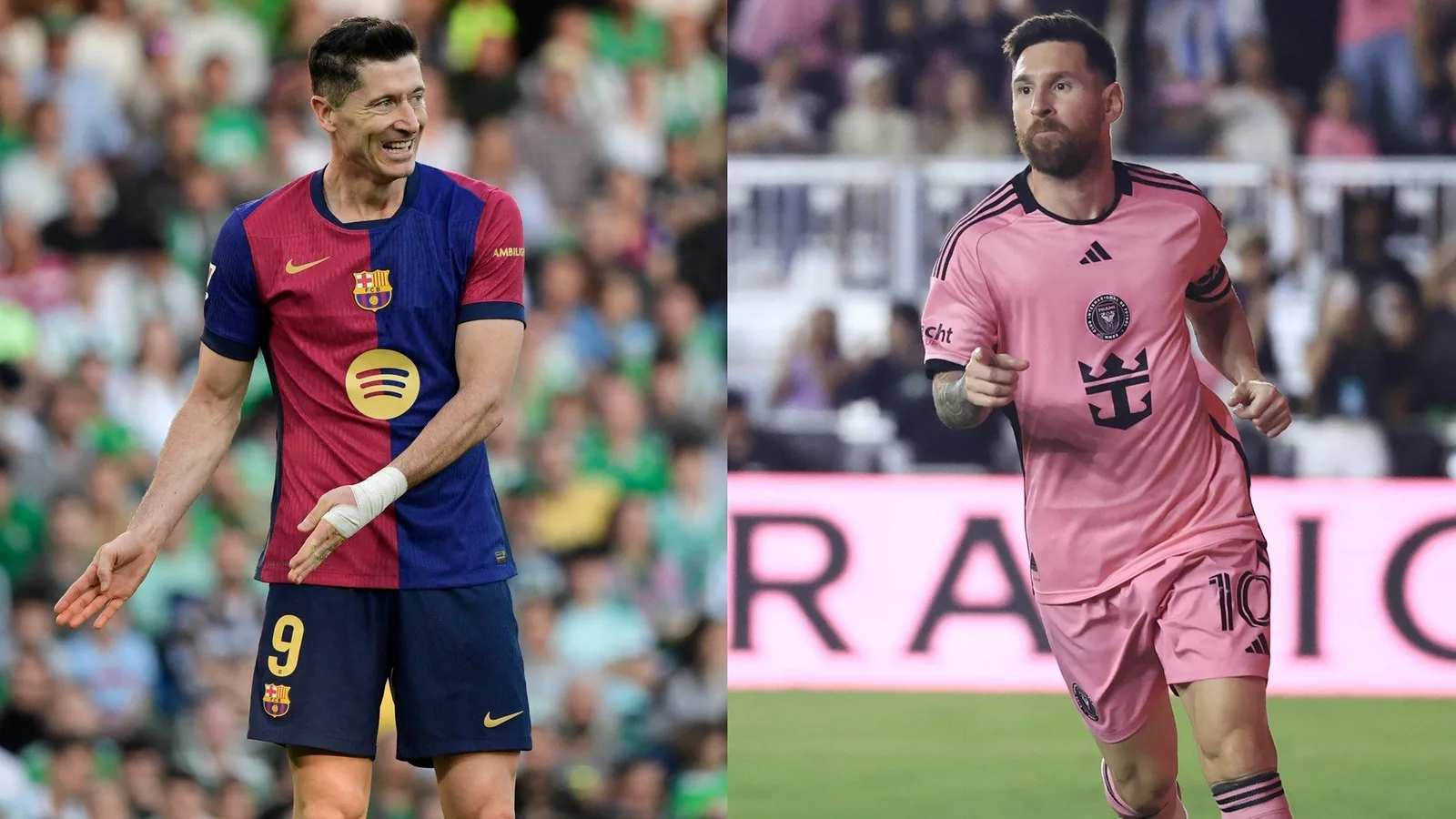 Robert Lewandowski rejoint Lionel Messi dans le club exclusif de Barcelone après avoir marqué lors du match nul 2-2 avec le Real Betis.