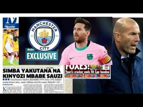LEO MESSI muri Man City vyagarutse| Zidane kuva muri Real