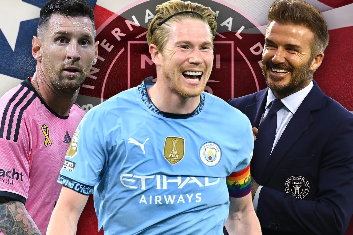 Kevin De Bruyne pourrait devenir le coéquipier de Lionel Messi alors que plusieurs clubs de la MLS envisagent de déménager en janvier pour la star de Man City