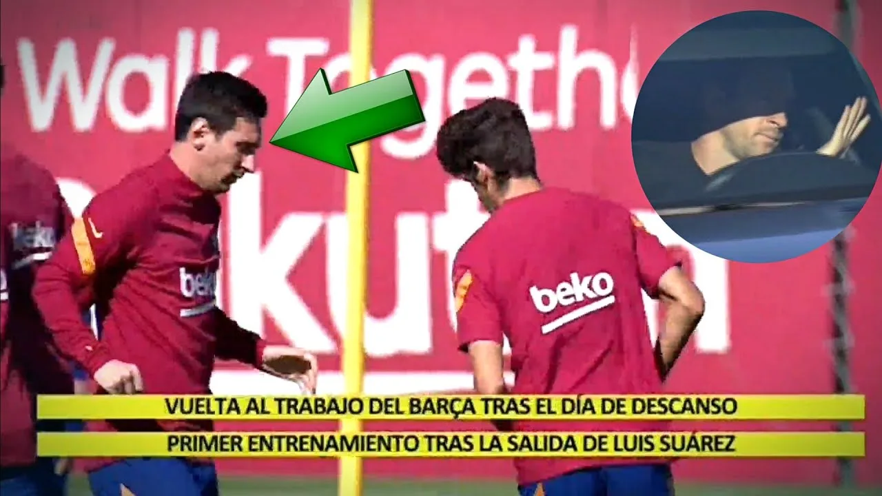 Primer Entrenamiento de Messi sin Luis Suárez El Fc