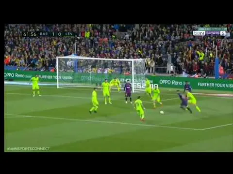 Barcelona VS Levante 1-0 Lionel Messi goal