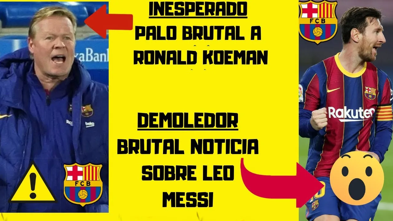 BRUTAL noticia de LEO MESSI  TRINCAO sorprende con LEO