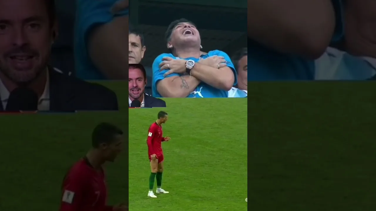 Fernando palomo Mariano cloos narrando a Messi y cristiano