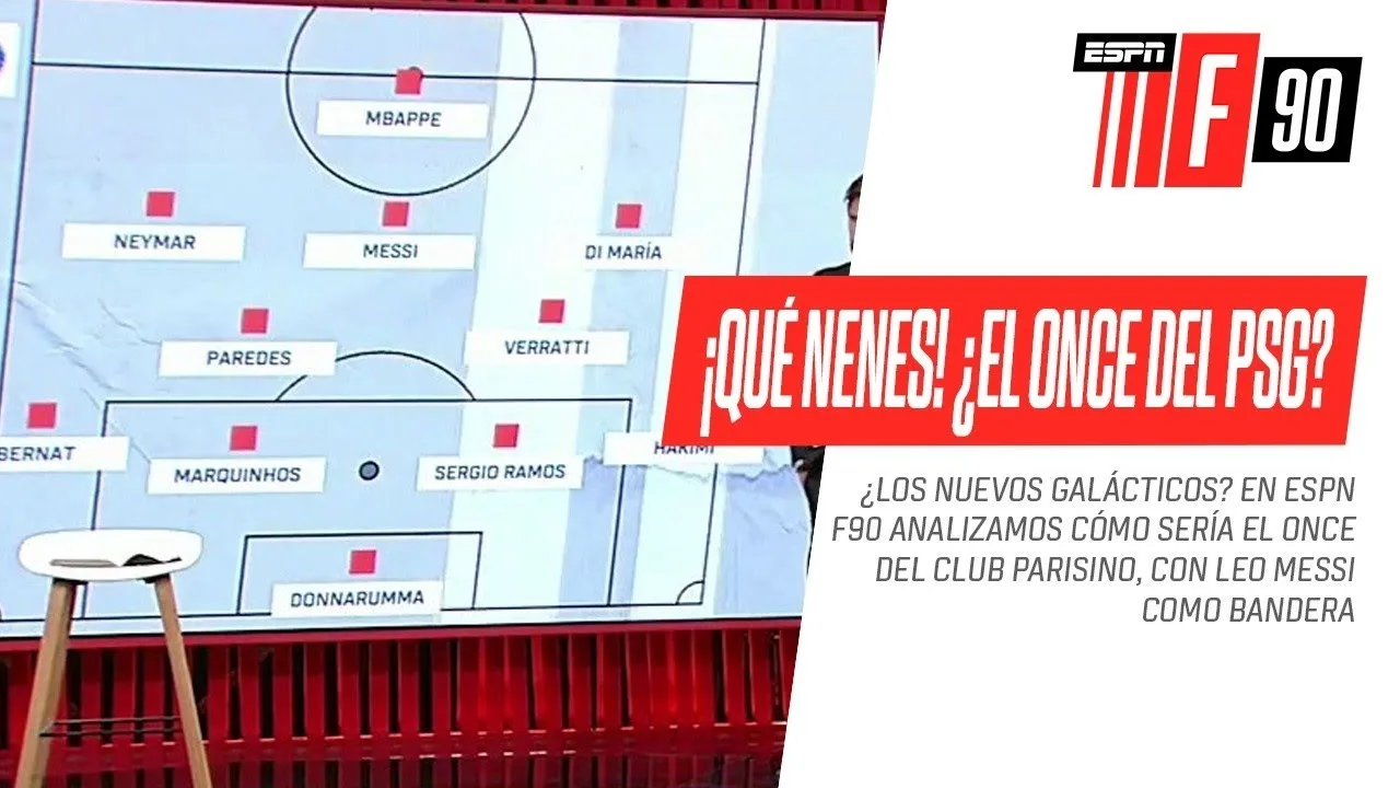 ¿LOS NUEVOS GALÁCTICOS? ¡Así sería el once del #PSG con Leo