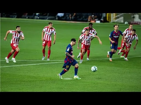 LEO MESSI MARCA DE PANENKA VS ATLETICO DE MADRID | GOL PENAL