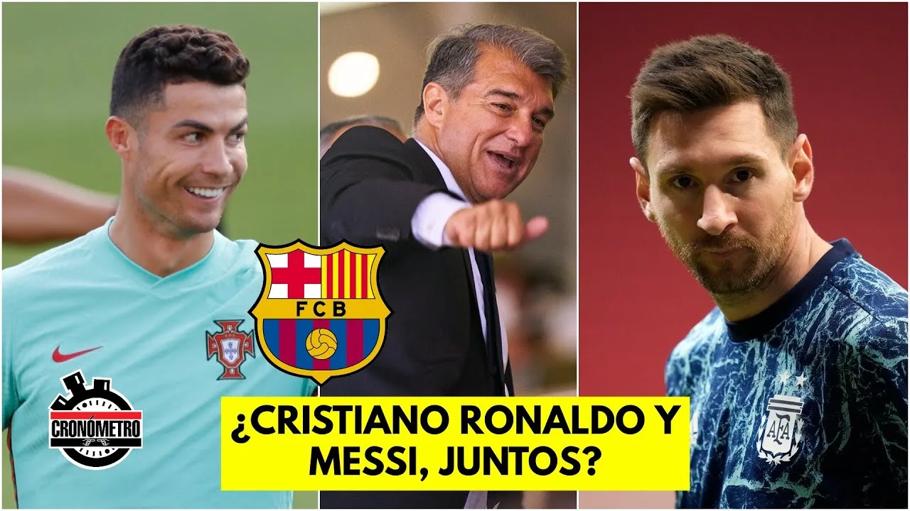 BOMBAZO Cristiano Ronaldo y Lionel Messi JUNTOS en