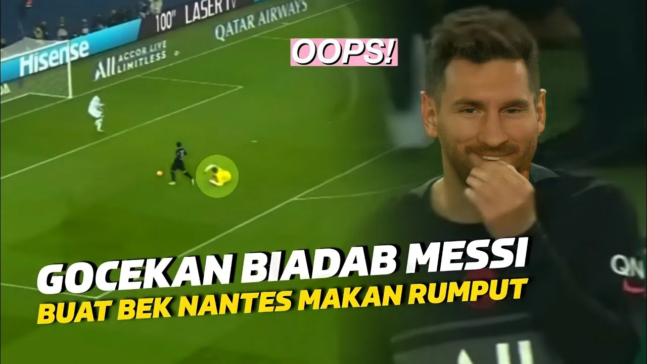 DIPERMALUKAN LA PULGALihat Momen Leo Messi Buat Pemain