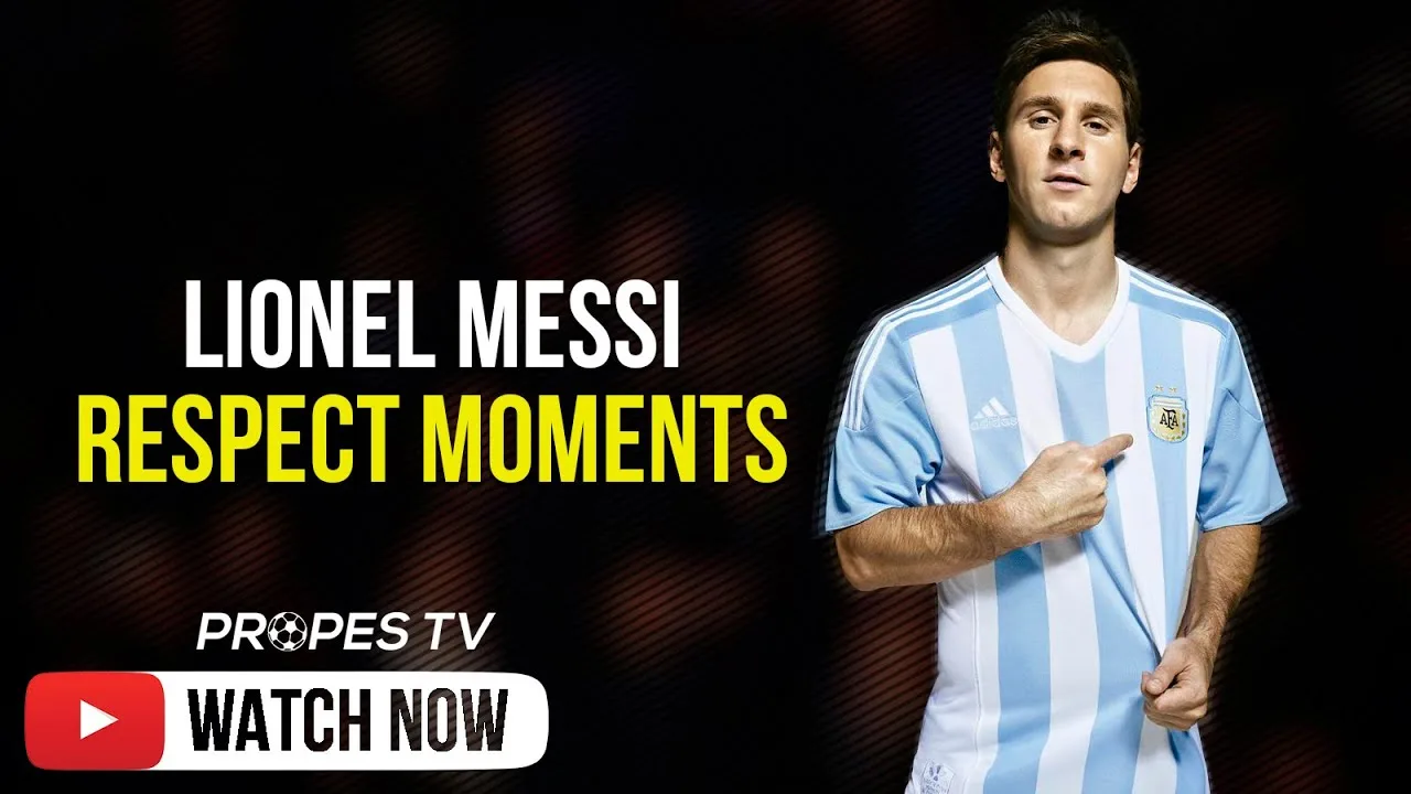 Lionel Messi – A Great Person #RESPECT