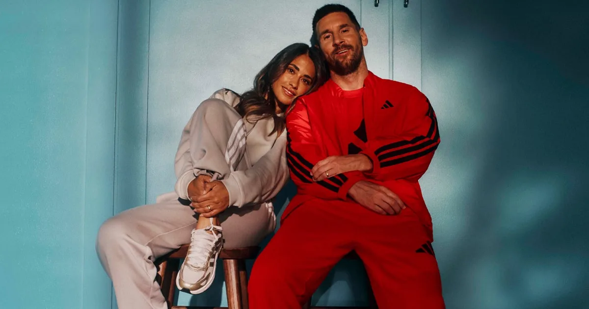 Lionel Messi et Antonela Roccuzzo s’associent pour la toute nouvelle collection adidas Essentials