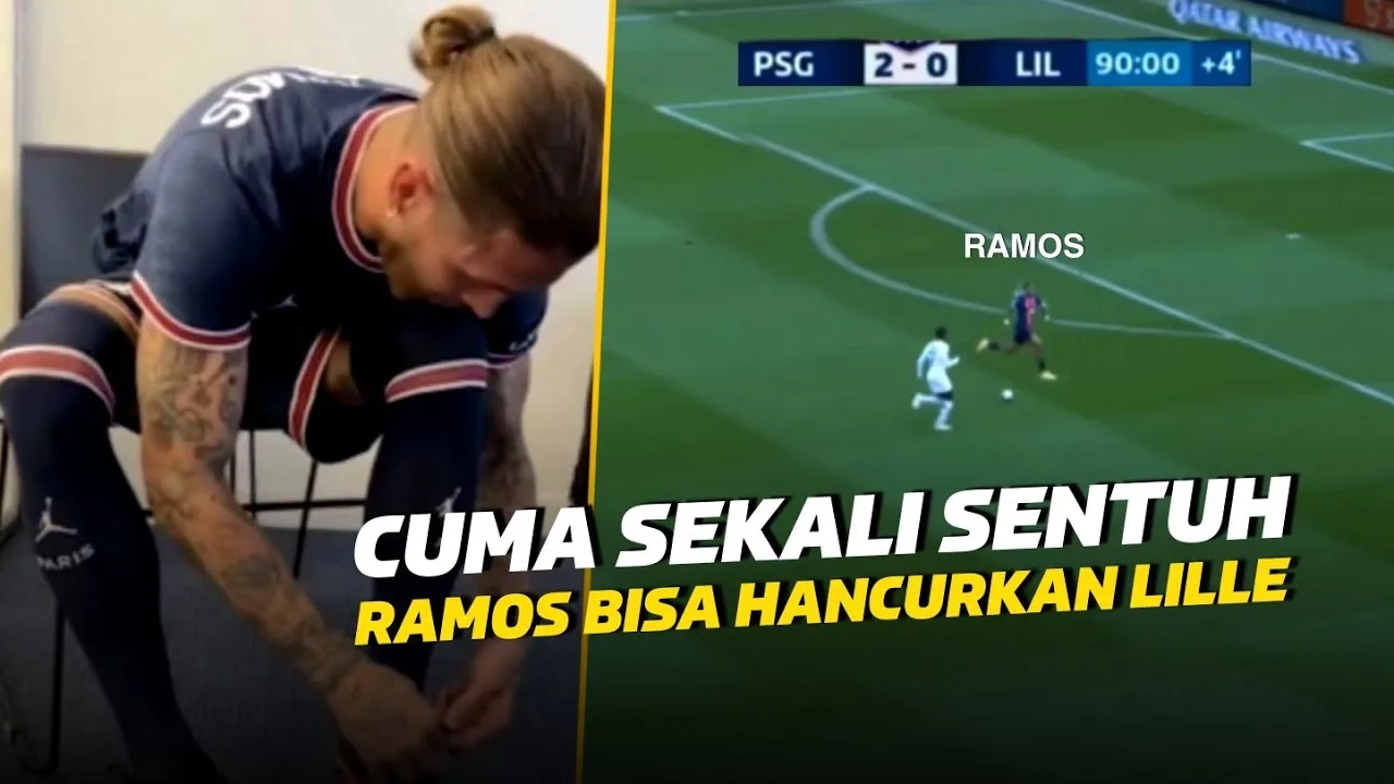 DEBUT RAMOS DI PSGSiap Dampingi Leo Messi, Inilah Laga